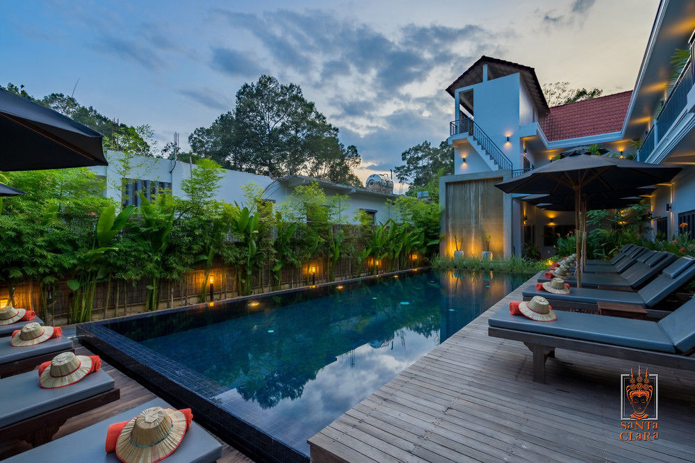 ซานตาคลารา บูทิก โฮเต็ล Hotel เสียมราฐ ภายนอก รูปภาพ