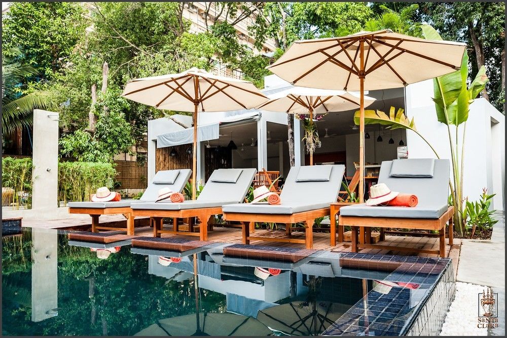 ซานตาคลารา บูทิก โฮเต็ล Hotel เสียมราฐ ภายนอก รูปภาพ